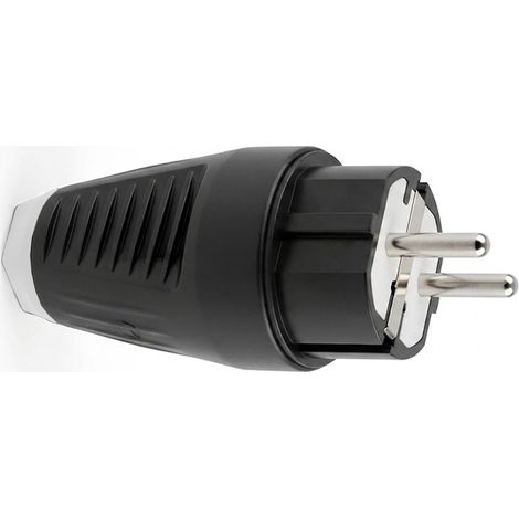 Simon Gummistecker 16A 250V schwarz