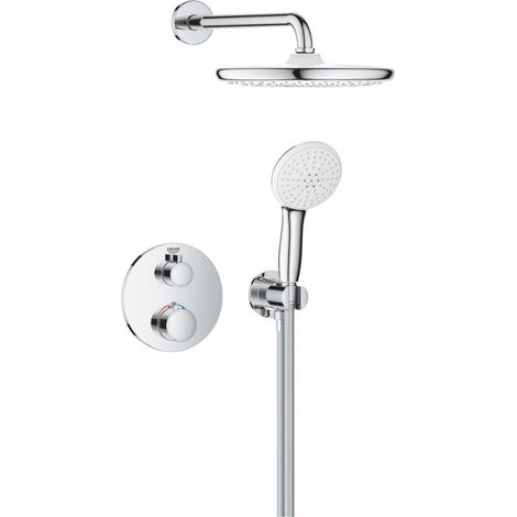 GROHE 10 399 600 TEMPESTA 250 Grohtherm Conjunto empotrado con ducha mural Cromo - ref: 10 399 600 (1/3)