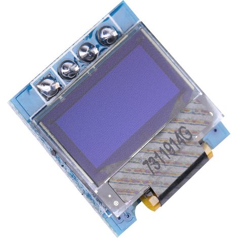 Module d'affichage OLED 0,49 pouce, résolution 12832, interface I2C IIC (texte blanc) (1/5)