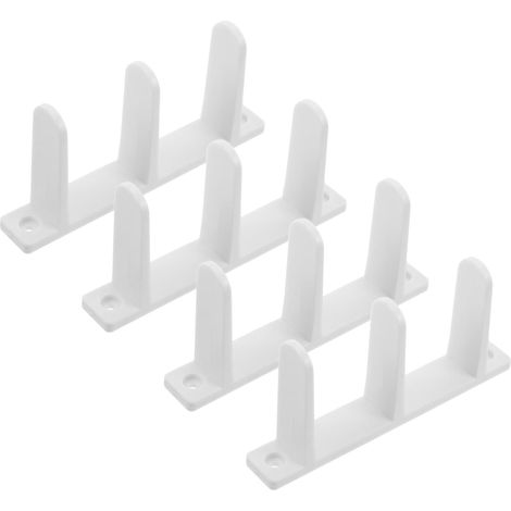 4 pièces guide de sol pour porte coulissante, plastique (1/5)