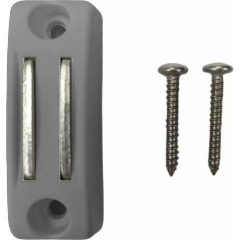 Clip bloqueur de manivelle magnétique volet Roulant gris Support Guide Manette Plastique Universel fenêtre Mur à Visser (1/3)