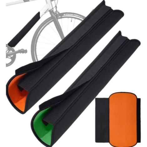 Set mit 2 wasserdichten Akkuabdeckungen für E-Bikes, optimaler Schutz für Fahrten im Freien, isolierendes und staubdichtes Zubehör, kompatibel mit Rahmen von 28 bis 34 cm Umfang, Neopren-Schutz - Cysl (1/5)