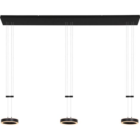 Lámpara colgante - negro - Piola - plástico metal - lámpara de (1/4)