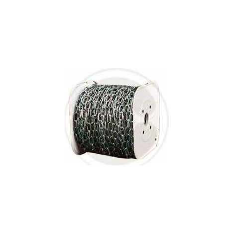 1 mtl di catena genovese in acciaio zincato   16 maglia mm 2,8 catene (1/2)
