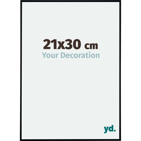 yd. - Cadre photo 21x30 - Noir Mat - Plastique - Evry
