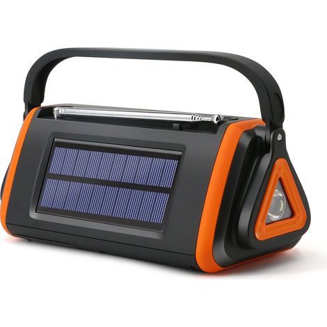 Filiyano-Radio d'urgence, alarme de production d'énergie solaire manuelle, météo