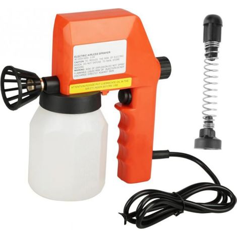 220v Elektrische Farbspritzpistole Sprühgerät Langlebiges Material Präzise Sprühtechnik Für Wandfarbe Alkohol Geeignet Heimwerker Malerwerkzeug (1/5)