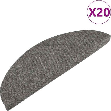 Maison Exclusive - Stufenmatten Selbstklebend 20 Stk. Grau 56x17x