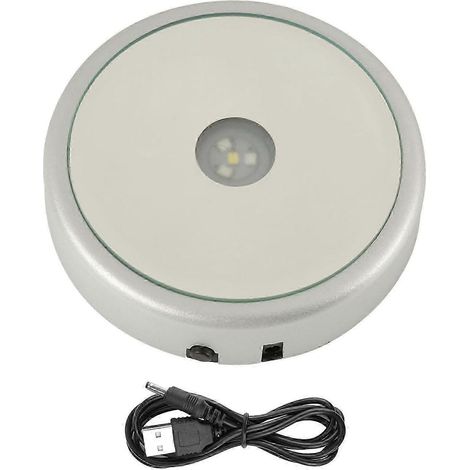 Socle de présentoir en cristal avec éclairage LED coloré n° 4 (1/4)