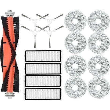 Accessoires pour aspirateur robot Xiaomi S10+ / S10 Plus : brosse principale, filtre HEPA, lingette de nettoyage, pièces détachées (1/5)
