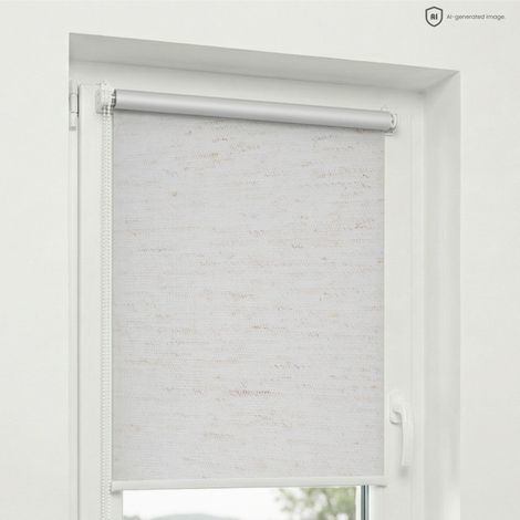 Estika - Store enrouleur occultant sans perçage - 65 x 150 cm - Gris De Maure - Isolation thermique et protection solaire pour fentres intérieures - Fixation Klemmfix (1/5)