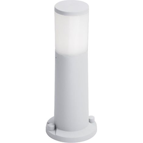 Lampioncino esterno top light loano pa40 bianco e27 led resina