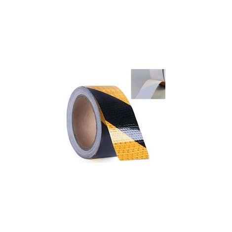 Ruban Réfléchissant Jaune Fluorescent 5cm Adhésif 3M Résistant Intempéries Sécurité Marquage Route Vélo (1/4)