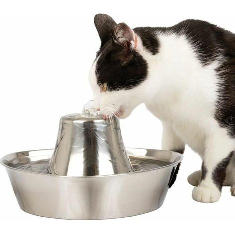 Petsafe Seaside Edelstahlfontäne 1,8 Liter für Katzen