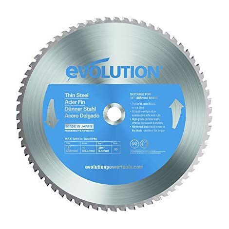Evolution Power Tools – Acier Evoblade355ts Evolution 355 mm d'épaisseur en acier...