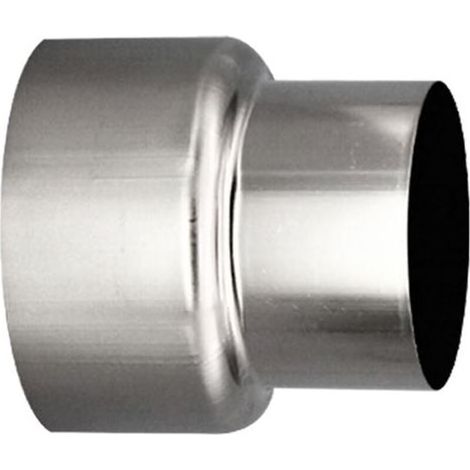 Raccord réducteur de conduit de cheminée en acier inoxydable Ø 80 mm / Ø 60 mm (1 pièce) (1/4)