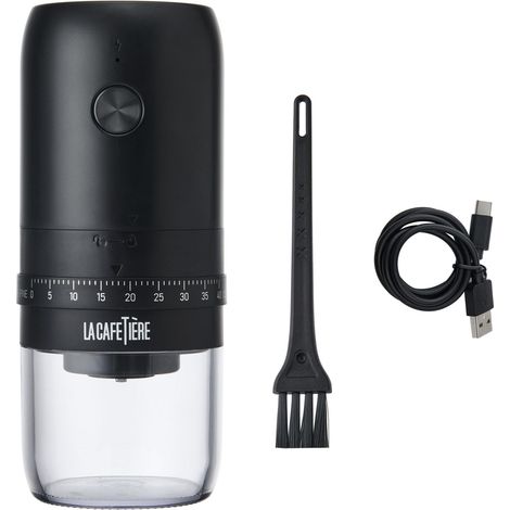 Macina caffè elettrico la cafetiere nero 60g 200ml