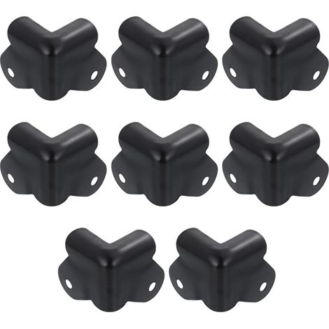 8 protège-coins décoratifs, bois, pour boîtes et menuiserie (1/5)