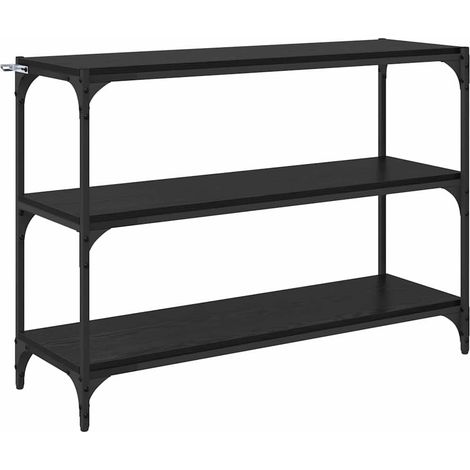 Bibliothèque étagère de rangement - Chêne noir 100 x 33 x 70,5 cm fr14893 (1/5)