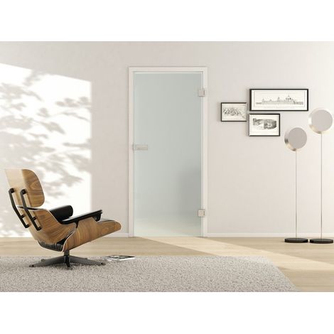 Puerta de vidrio SATINADO H2097 mmxB959mm recta completamente opaca Estudio / Oficina PROMAT