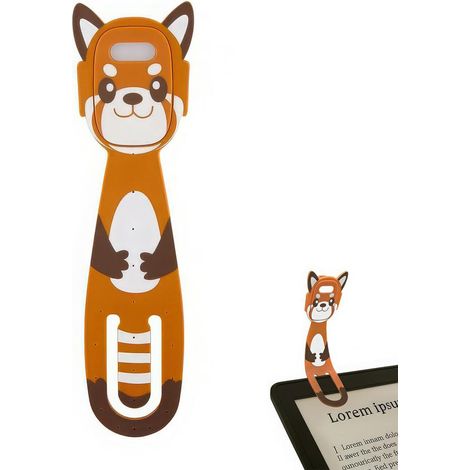 LED-Buchlampe für Kinder, USB, Clip, dimmbar, Orange (1/5)