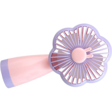 Ventilateur de poche portable, mini silencieux rechargeable par USB avec lumière, idéal pour les dortoirs, les bureaux, une utilisation manuelle, parfait pour Instagram, idéal pour les étudiants. (1/4)