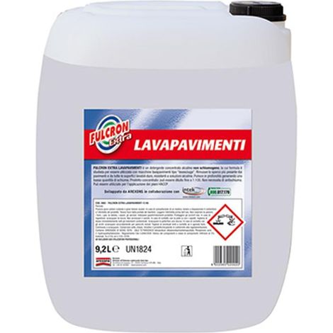 Sgrassatore concentrato lavapavimenti "Fulcron Extra" detergente haccp industriale, civile e domestico 4,6 lt