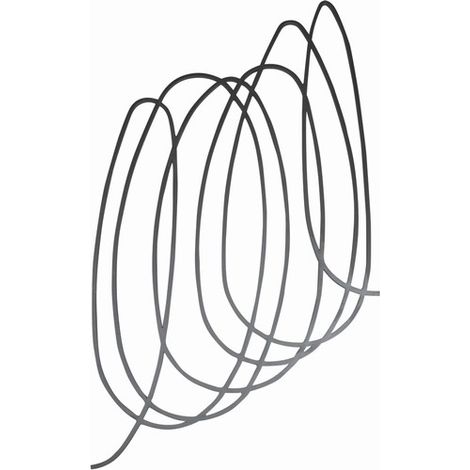 Panneau rampant boucles larges - Diagonale 1480mm Hauteur 1000mm Largeur 750mm en carré de 12mm - Fer forgé - À souder - DECO FER FORGE (1/4)