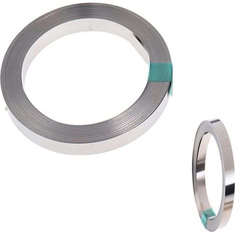 Nickelband, 8 x 0.15 mm Nickel Rayures,de la Pure, de Nickel,de Nickel, de Plaques de Bande Blattstreifen,pour Soudeur(10m) (1/5)