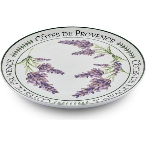 Bandeja para servir Plato de cena 30 Cmx30 Cm 100% Cerámico Lilac (1/3)