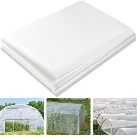 2 X 3m Bache Pour Serre, Film Polyéthylène De Bonne Qualité, Film De Serre Tunnel Pour Couvrir Les Jardin, Légumes et Tomate (1/5)