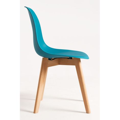 Packs Sillas Comedor - Pack 4 Sillas Kelen - Verde azulado (1/5)