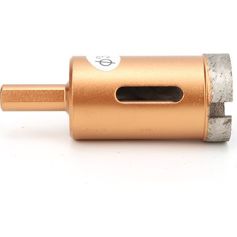 Couronne diamantée scie cloche carottier pour marbre carrelage béton verre 25-38 mm 32 mm 1 pièce (1/5)