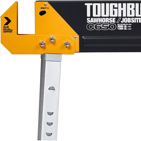 Pack 2 unid. c650 caballete mesa de trabajo tb-c650-2 toughbuilt