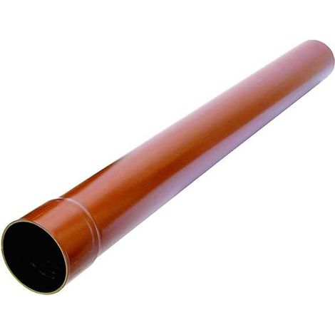 Tubo pluviale tondo colore rame rosso : Diametro - 100, Metri Lineari - 1 metro (1/2)