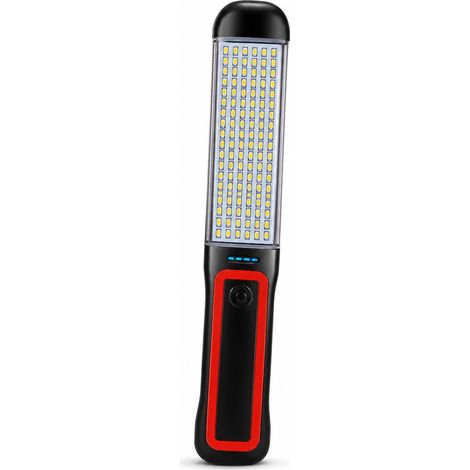 Lampe de Travail LED Magnétique Rechargeable Garage Rouge (1/5)
