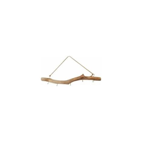 Appendiabiti in bambù con 5 ganci – Portata massima 20 kg – Installazione rapida con fissaggi a scomparsa – Elegante decorazione da parete – Crezuo