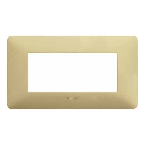 Bticino Matix Abdeckrahmen 4 Module Farbe Elfenbein AM4804BAV