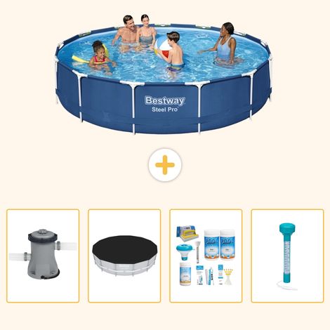 Bestway Bestway Steel Pro Ronde - 396x84 cm - 5-pièces S226 (1/5)