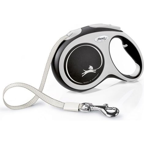 Laisse New Comfort L Tape 5 m black Flexi CF30T5-251-S-20