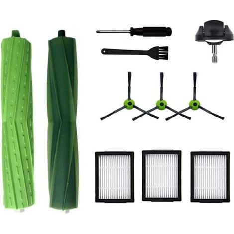 Pour IRobot Roomba E, I et J Series I7 I7+ I2 I3 I3+ I4 I4+ I6 I6+ I8 I8+/Plus J7 J7+ E5 E6 E7 Roue de Brosses LatéRales à Rouleau (1/4)