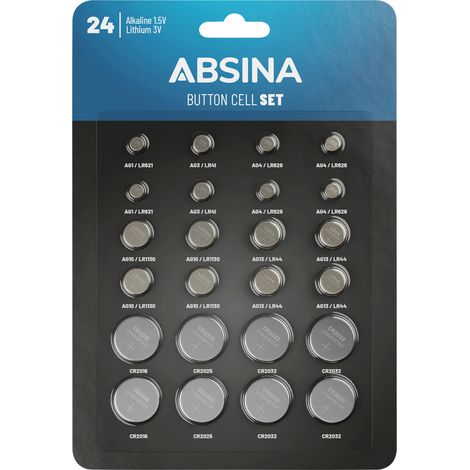 Absina Knopfzellen-Set 1 St. (1/3)