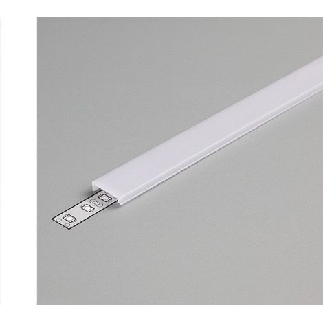 Accesorios perfilados difusores clip 15,4mm - 17,6mm Blanco - 15,4mm - 2000mm (1/3)