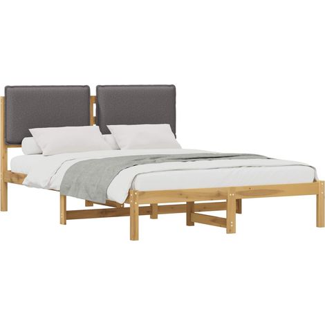 Estructura de Cama con Cabecera Tapizada vidaXL (1/5)