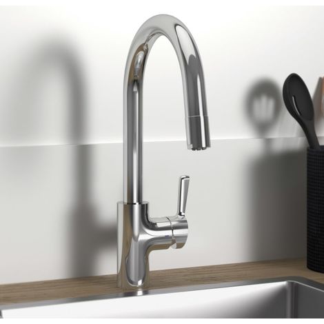 Ideal Standard Ceralife Küchenarmatur 11,4 x 24,5 x 39 cm, Ausladung 20,7 cm, Niederdruck (1/5)