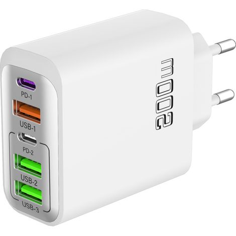Nouveau chargeur multiport PD38W3UBS+2C, tête de charge portable haute puissance, norme européenne.(L01) (1/5)