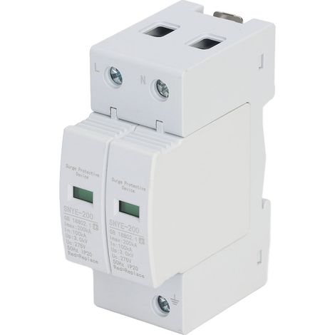 Parafoudre SNYE-200 200KA pour maison, coffret de distribution avec protection secondaire 2P 275V, paratonnerre de surveillance, armoire électrique (1/5)