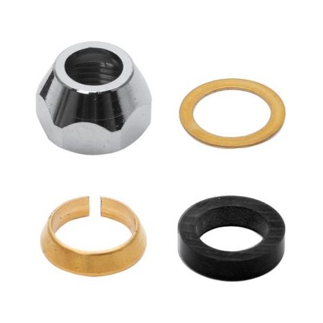 Universal 2000 compression 452001 2000 / 2 "x10mm, laiton chromé, conique (1/2)