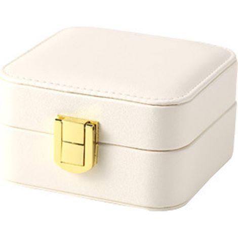 Boite A Bijoux - Portable - Pour Boucles Doreilles Colliers Anneaux Bracelets - Rangement Voyage Et Quotidien - 1 Unite (1/5)