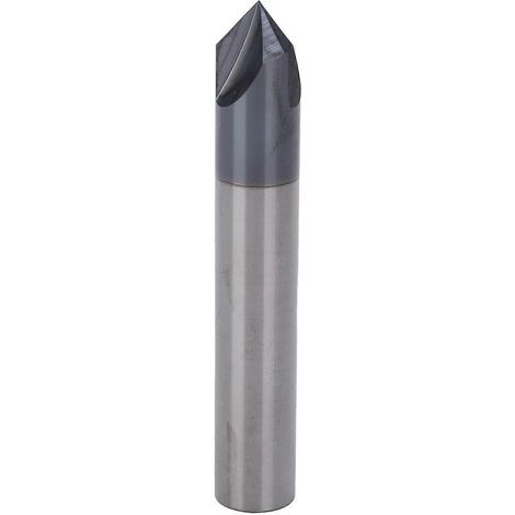 Fasenfräser 3 Schneiden 90° Wolframstahl Fräser CNC Polieren Schnitzen Werkzeug D4 x 90° x